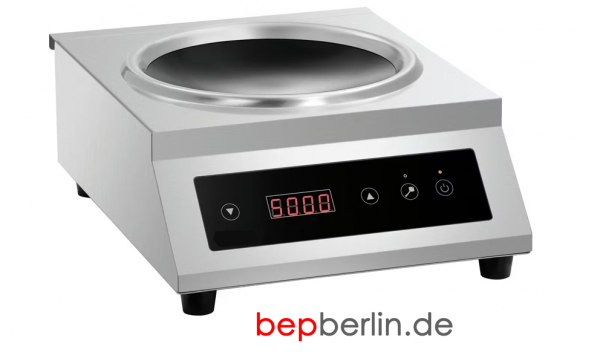 Induktionswok, 5000 W, 400V, Ø 280 mm